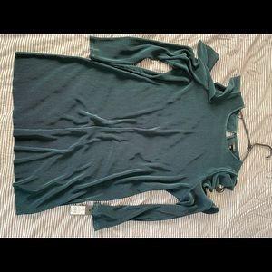 NWT Jewel Tone, Open Shoulder Long Sleeved Dress (XL)
